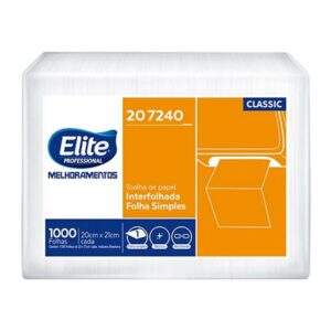 Toalha Interfolhado 100% Celulose ELITE C/ 1000 folhas
