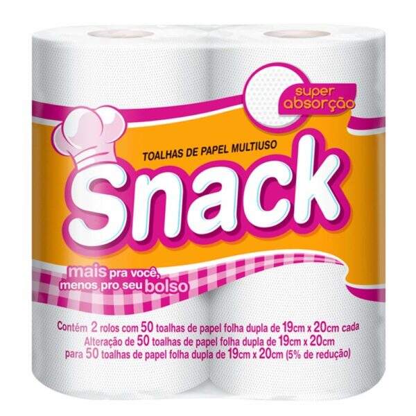 Toalha de Papel SNACK C/ 2 rolos